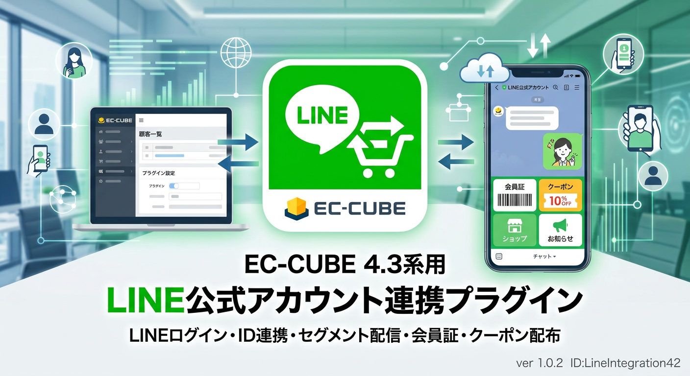 EC-CUBE LINE連携プラグイン開発